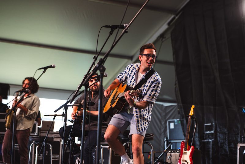 cory wong impresses the crowd during day 3 of newport folk fest 2024